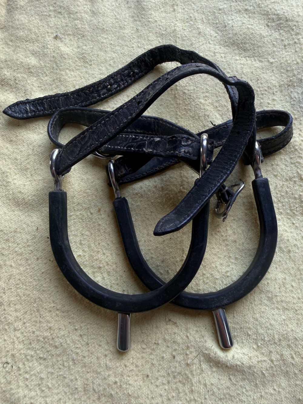 3/4” rubber coated spurs